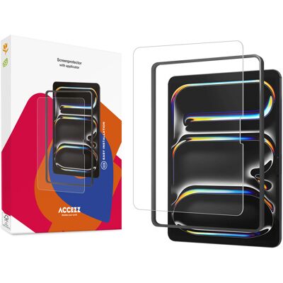 Accezz Glass screenprotector + Applicator voor de Apple iPad Pro 13 (2025) M5 / (2024) M4 Accezz Glass screenprotector + Applicator voor de Apple iPad Pro 13 (2025) M5 / (2024) M4