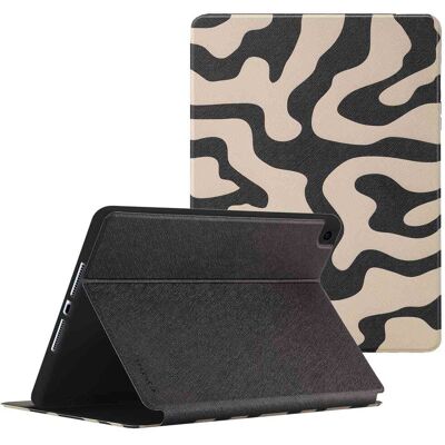 Selencia Vivid tablethoes voor de Apple iPad 9 (2021) 10.2 inch / iPad 8 (2020) 10.2 inch / iPad 7 (2019) 10.2 inch - Art Wave Black Selencia Vivid tablethoes voor de Apple iPad 9 (2021) 10.2 inch / iPad 8 (2020) 10.2 inch / iPad 7 (2019) 10.2 inch - Art Wave Black