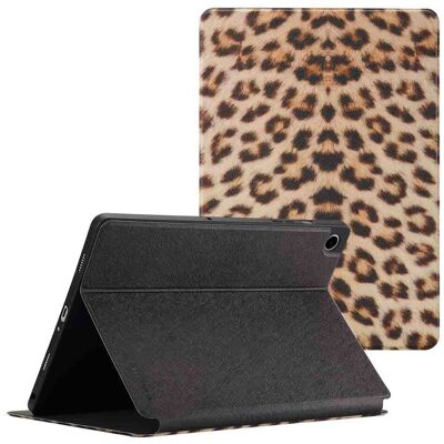 Selencia Vivid tablethoes voor de Samsung Galaxy Tab A9 Plus - Wild Leo Selencia Vivid tablethoes voor de Samsung Galaxy Tab A9 Plus - Wild Leo