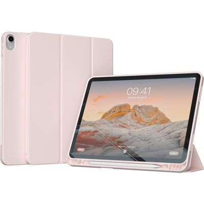Accezz Smart Silicone Bookcase voor de Apple iPad 11 (2025) 11 inch A16 / iPad 10 (2022) 10.9 inch - Roze Accezz Smart Silicone Bookcase voor de Apple iPad 11 (2025) 11 inch A16 / iPad 10 (2022) 10.9 inch - Roze