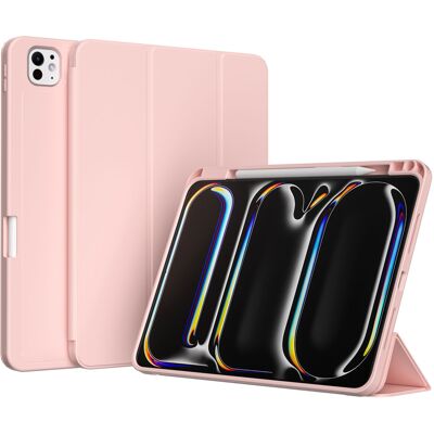 Accezz Smart Silicone Bookcase voor de Apple iPad Pro 11 (2025) M5 / (2024) M4 - Roze Accezz Smart Silicone Bookcase voor de Apple iPad Pro 11 (2025) M5 / (2024) M4 - Roze