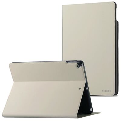 Accezz Classic Tablet Case voor de Apple iPad 9 (2021) 10.2 inch / iPad 8 (2020) 10.2 inch / iPad 7 (2019) 10.2 inch - Greige Accezz Classic Tablet Case voor de Apple iPad 9 (2021) 10.2 inch / iPad 8 (2020) 10.2 inch / iPad 7 (2019) 10.2 inch - Greige
