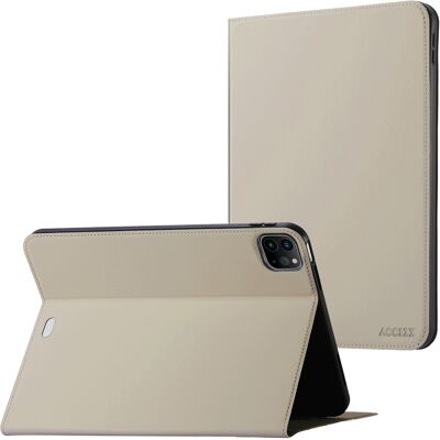 Accezz Classic Tablet Case voor de Apple iPad Pro 11 (2018/2020/2021/2022) / Air 5 (2022) / Air 4 (2020) - Greige Accezz Classic Tablet Case voor de Apple iPad Pro 11 (2018/2020/2021/2022) / Air 5 (2022) / Air 4 (2020) - Greige