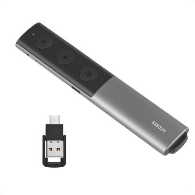 Accezz Presentatie Klikker - Presenter met Laserpointer - Zwart Accezz Presentatie Klikker - Presenter met Laserpointer - Zwart