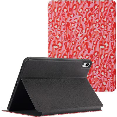 Selencia Vivid tablethoes voor de Apple iPad 9 (2021) 10.2 inch / iPad 8 (2020) 10.2 inch / iPad 7 (2019) 10.2 inch - Wild Spots Lipstick Selencia Vivid tablethoes voor de Apple iPad 9 (2021) 10.2 inch / iPad 8 (2020) 10.2 inch / iPad 7 (2019) 10.2 inch - Wild Spots Lipstick