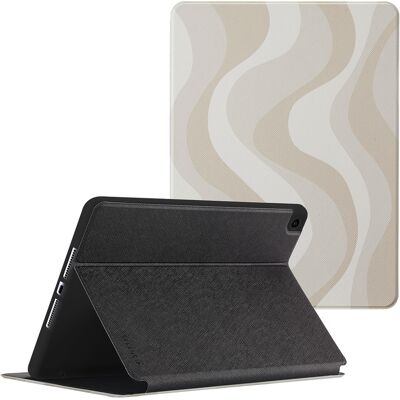 Selencia Vivid tablethoes voor de Apple iPad 9 (2021) 10.2 inch / iPad 8 (2020) 10.2 inch / iPad 7 (2019) 10.2 inch - Desert Waves Beige Selencia Vivid tablethoes voor de Apple iPad 9 (2021) 10.2 inch / iPad 8 (2020) 10.2 inch / iPad 7 (2019) 10.2 inch - Desert Waves Beige