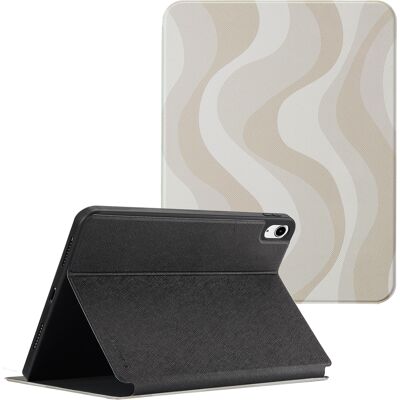 Selencia Vivid tablethoes voor de Apple iPad 11 (2025) 11 inch A16 / iPad 10 (2022) 10.9 inch - Desert Waves Beige Selencia Vivid tablethoes voor de Apple iPad 11 (2025) 11 inch A16 / iPad 10 (2022) 10.9 inch - Desert Waves Beige
