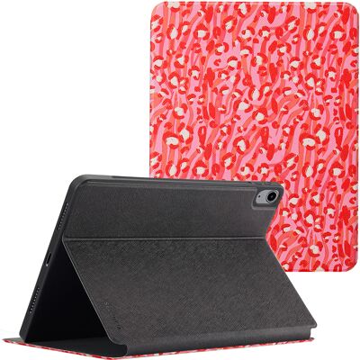 Selencia Vivid tablethoes voor de Apple iPad Air 11 inch (2026) M4 / (2025) M3 / (2024) M2 / Air 5 (2022) / Air 4 (2020) - Wild Spots Lipstick Selencia Vivid tablethoes voor de Apple iPad Air 11 inch (2026) M4 / (2025) M3 / (2024) M2 / Air 5 (2022) / Air 4 (2020) - Wild Spots Lipstick