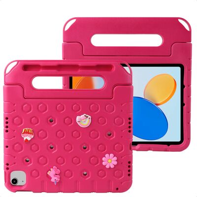 imoshion Kidsproof tablethoes met afneembare dolls voor de Apple iPad 11 (2025) 11 inch A16 / iPad 10 (2022) 10.9 inch - Roze imoshion Kidsproof tablethoes met afneembare dolls voor de Apple iPad 11 (2025) 11 inch A16 / iPad 10 (2022) 10.9 inch - Roze