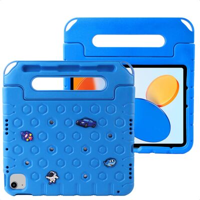 imoshion Kidsproof tablethoes met afneembare dolls voor de Apple iPad 11 (2025) 11 inch A16 / iPad 10 (2022) 10.9 inch - Blauw imoshion Kidsproof tablethoes met afneembare dolls voor de Apple iPad 11 (2025) 11 inch A16 / iPad 10 (2022) 10.9 inch - Blauw