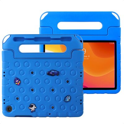 imoshion Kidsproof tablethoes met afneembare dolls voor de Samsung Galaxy Tab A11 Plus / A9 Plus - Blauw imoshion Kidsproof tablethoes met afneembare dolls voor de Samsung Galaxy Tab A11 Plus / A9 Plus - Blauw