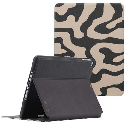 Selencia Vivid tablethoes voor de Apple iPad 6 (2018) 9.7 inch / iPad 5 (2017) 9.7 inch - Art Wave Black Selencia Vivid tablethoes voor de Apple iPad 6 (2018) 9.7 inch / iPad 5 (2017) 9.7 inch - Art Wave Black