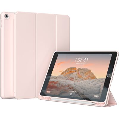 Accezz Smart Silicone Bookcase voor de Apple iPad 9 (2021) 10.2 inch / iPad 8 (2020) 10.2 inch / iPad 7 (2019) 10.2 inch - Roze Accezz Smart Silicone Bookcase voor de Apple iPad 9 (2021) 10.2 inch / iPad 8 (2020) 10.2 inch / iPad 7 (2019) 10.2 inch - Roze