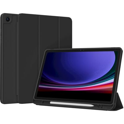 Accezz Smart Silicone Bookcase voor de Samsung Galaxy Tab A9 Plus - Zwart Accezz Smart Silicone Bookcase voor de Samsung Galaxy Tab A9 Plus - Zwart