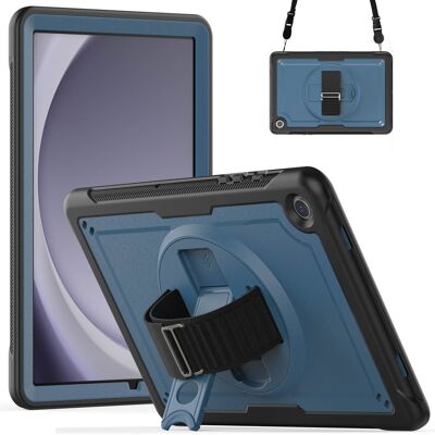 Accezz Rugged Backcover met schouderstrap voor de Samsung Galaxy Tab A9 Plus - Blauw Accezz Rugged Backcover met schouderstrap voor de Samsung Galaxy Tab A9 Plus - Blauw