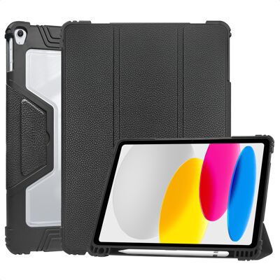Accezz Rugged Trifold Bookcase voor de Apple iPad 11 (2025) 11 inch A16 / iPad 10 (2022) 10.9 inch - Zwart Accezz Rugged Trifold Bookcase voor de Apple iPad 11 (2025) 11 inch A16 / iPad 10 (2022) 10.9 inch - Zwart