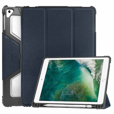 Accezz Rugged Trifold Bookcase voor de Apple iPad 6 (2018) 9.7 inch / iPad 5 (2017) 9.7 inch / Air 2 (2014)/Air 1 (2013) - Donkerblauw Accezz Rugged Trifold Bookcase voor de Apple iPad 6 (2018) 9.7 inch / iPad 5 (2017) 9.7 inch / Air 2 (2014)/Air 1 (2013) - Donkerblauw