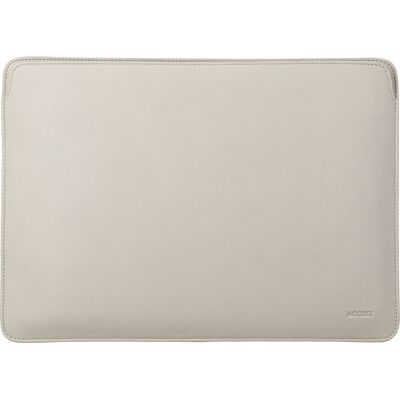 Accezz Leather Laptop hoes voor de Apple MacBook 16 inch - Laptopsleeve - Beige Accezz Leather Laptop hoes voor de Apple MacBook 16 inch - Laptopsleeve - Beige