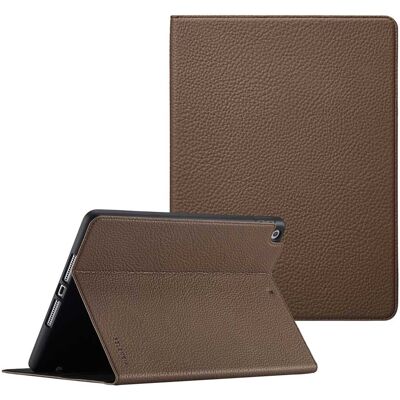 Selencia Riva Bookcase voor de Apple iPad 9 (2021) 10.2 inch / iPad 8 (2020) 10.2 inch / iPad 7 (2019) 10.2 inch - Mocha Brown Selencia Riva Bookcase voor de Apple iPad 9 (2021) 10.2 inch / iPad 8 (2020) 10.2 inch / iPad 7 (2019) 10.2 inch - Mocha Brown