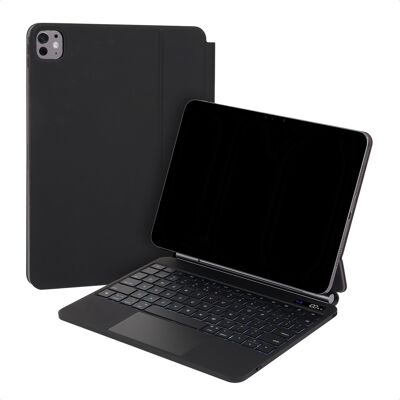 Accezz Magnetic Bluetooth Keyboard voor de Apple iPad Pro 11 (2025) M5 / (2024) M4 - QWERTY / NL - Zwart Accezz Magnetic Bluetooth Keyboard voor de Apple iPad Pro 11 (2025) M5 / (2024) M4 - QWERTY / NL - Zwart