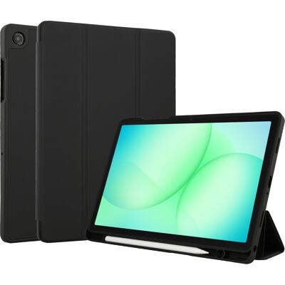 Accezz Smart Silicone Bookcase voor de Samsung Galaxy Tab A11 Plus / A9 Plus - Zwart Accezz Smart Silicone Bookcase voor de Samsung Galaxy Tab A11 Plus / A9 Plus - Zwart