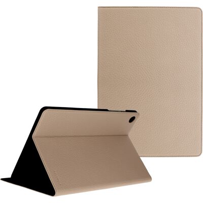 Selencia Riva Bookcase voor de Samsung Galaxy Tab A11 Plus - Beige Selencia Riva Bookcase voor de Samsung Galaxy Tab A11 Plus - Beige