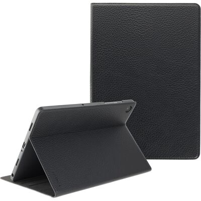 Selencia Riva Bookcase voor de Samsung Galaxy Tab A11 Plus - Zwart Selencia Riva Bookcase voor de Samsung Galaxy Tab A11 Plus - Zwart