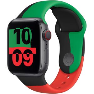 Sport Band voor de Apple Watch Series 1 - 9 / SE (38/40/41 mm) Series 10 / 11 (42 mm) - Maat S/M - Black Unity Sport Band voor de Apple Watch Series 1 - 9 / SE (38/40/41 mm) Series 10 / 11 (42 mm) - Maat S/M - Black Unity