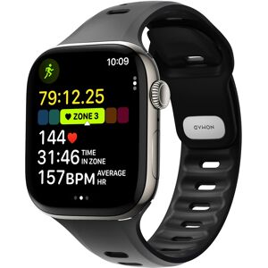 Nomad Tempo siliconen band voor de Apple Watch 44/45/46/49 mm - Black Nomad Tempo siliconen band voor de Apple Watch 44/45/46/49 mm - Black