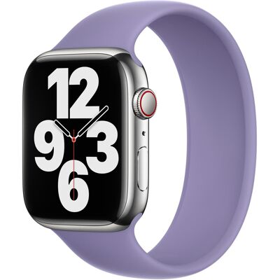 Siliconen solobandje voor de Apple Watch 38/40/41/42 mm - Maat 6 - English Lavender Siliconen solobandje voor de Apple Watch 38/40/41/42 mm - Maat 6 - English Lavender