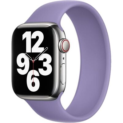 Siliconen solobandje voor de Apple Watch 44/45/46/49 mm - Maat 10 - English Lavender Siliconen solobandje voor de Apple Watch 44/45/46/49 mm - Maat 10 - English Lavender