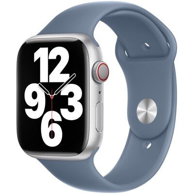Sport Band voor de Apple Watch 44/45/46/49 mm - Maat M/L - Slate Blue Sport Band voor de Apple Watch 44/45/46/49 mm - Maat M/L - Slate Blue