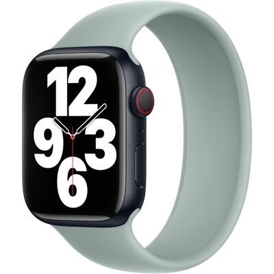 Siliconen solobandje voor de Apple Watch 38/40/41/42 mm - Maat 7 - Succulent Siliconen solobandje voor de Apple Watch 38/40/41/42 mm - Maat 7 - Succulent
