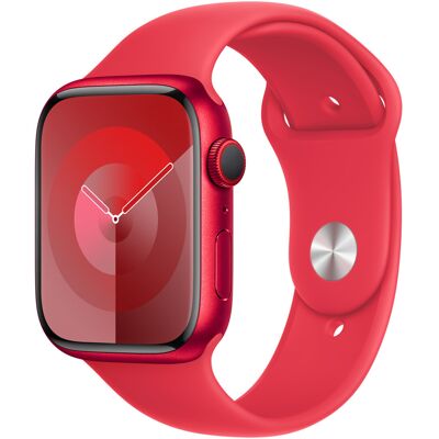 Sport Band voor de Apple Watch 44/45/46/49 mm - Maat M/L - (Product) Red Sport Band voor de Apple Watch 44/45/46/49 mm - Maat M/L - (Product) Red