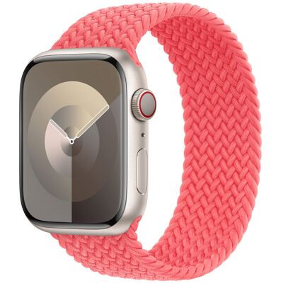 Gevlochten solobandje voor de Apple Watch 44/45/46/49 mm - Maat 11 - Guava Gevlochten solobandje voor de Apple Watch 44/45/46/49 mm - Maat 11 - Guava