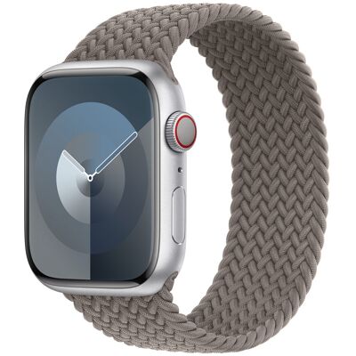 Gevlochten solobandje voor de Apple Watch 44/45/46/49 mm - Maat 1 - Clay Gevlochten solobandje voor de Apple Watch 44/45/46/49 mm - Maat 1 - Clay