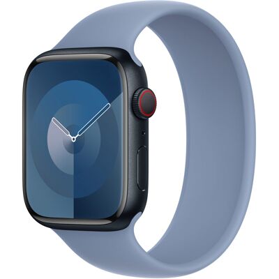 Siliconen solobandje voor de Apple Watch 38/40/41/42 mm - Maat 4 - Winter Blue Siliconen solobandje voor de Apple Watch 38/40/41/42 mm - Maat 4 - Winter Blue