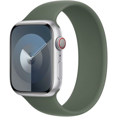 Siliconen solobandje voor de Apple Watch 44/45/46/49 mm - Maat 11 - Cypress Siliconen solobandje voor de Apple Watch 44/45/46/49 mm - Maat 11 - Cypress