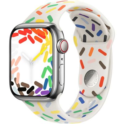 Sport Band voor de Apple Watch 38/40/41/42 mm - Maat M/L - Pride Edition Sport Band voor de Apple Watch 38/40/41/42 mm - Maat M/L - Pride Edition