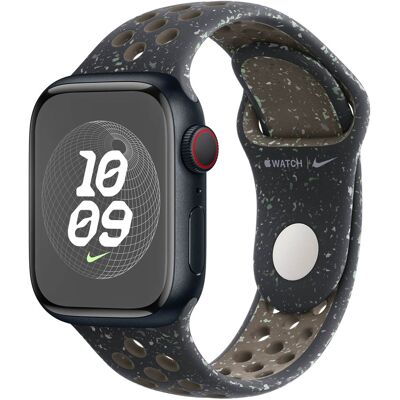 Nike Sport Band voor de Apple Watch 38/40/41/42 mm - Maat S/M - Midnight Sky Nike Sport Band voor de Apple Watch 38/40/41/42 mm - Maat S/M - Midnight Sky