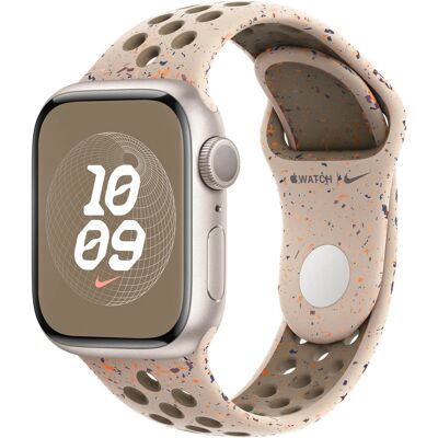 Nike Sport Band voor de Apple Watch 38/40/41/42 mm - Maat S/M - Desert Stone Nike Sport Band voor de Apple Watch 38/40/41/42 mm - Maat S/M - Desert Stone