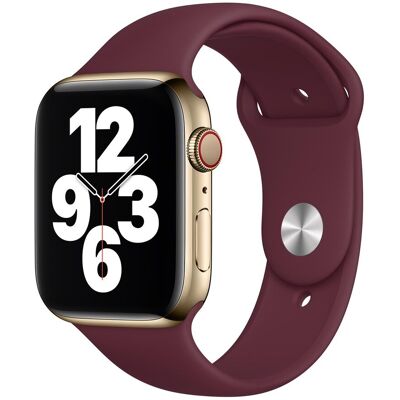 Sport Band voor de Apple Watch 38/40/41/42 mm - Maat S/M - Plum Sport Band voor de Apple Watch 38/40/41/42 mm - Maat S/M - Plum