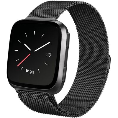 imoshion Milanees Watch bandje voor de Fitbit Versa 2 / Versa Lite - Zwart imoshion Milanees Watch bandje voor de Fitbit Versa 2 / Versa Lite - Zwart