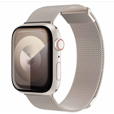 Vonmählen Milanese Loop 2 bandje voor de Apple Watch 44/45/46/49 mm - Champagne Vonmählen Milanese Loop 2 bandje voor de Apple Watch 44/45/46/49 mm - Champagne