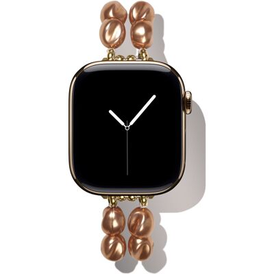 iDeal of Sweden Beaded Watch Band voor de Apple Watch 38/40/41/42 mm - Salted Caramel Pearl iDeal of Sweden Beaded Watch Band voor de Apple Watch 38/40/41/42 mm - Salted Caramel Pearl