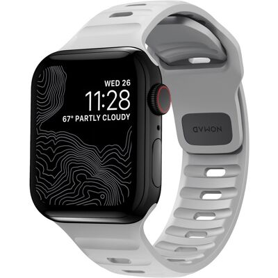 Nomad Sport band FKM voor de Apple Watch 44/45/46/49 mm - Lunar Gray Nomad Sport band FKM voor de Apple Watch 44/45/46/49 mm - Lunar Gray
