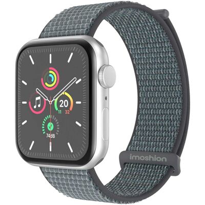 imoshion Nylon bandje voor de Apple Watch 38/40/41/42 mm - Ash Green imoshion Nylon bandje voor de Apple Watch 38/40/41/42 mm - Ash Green