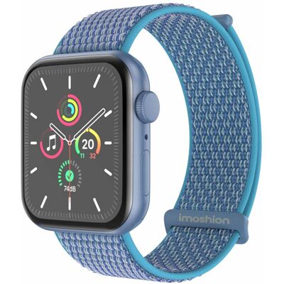 imoshion Nylon bandje voor de Apple Watch 38/40/41/42 mm - Marineblauw imoshion Nylon bandje voor de Apple Watch 38/40/41/42 mm - Marineblauw