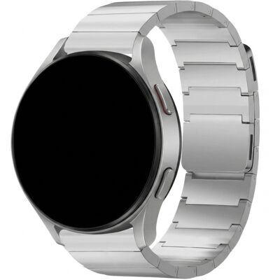 Selencia Stalen magnetisch bandje - Universeel 20 mm aansluiting - Zilver Selencia Stalen magnetisch bandje - Universeel 20 mm aansluiting - Zilver