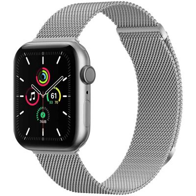 imoshion Milanees magnetisch bandje voor de Apple Watch 44/45/46/49 mm - Maat M - Zilver imoshion Milanees magnetisch bandje voor de Apple Watch 44/45/46/49 mm - Maat M - Zilver